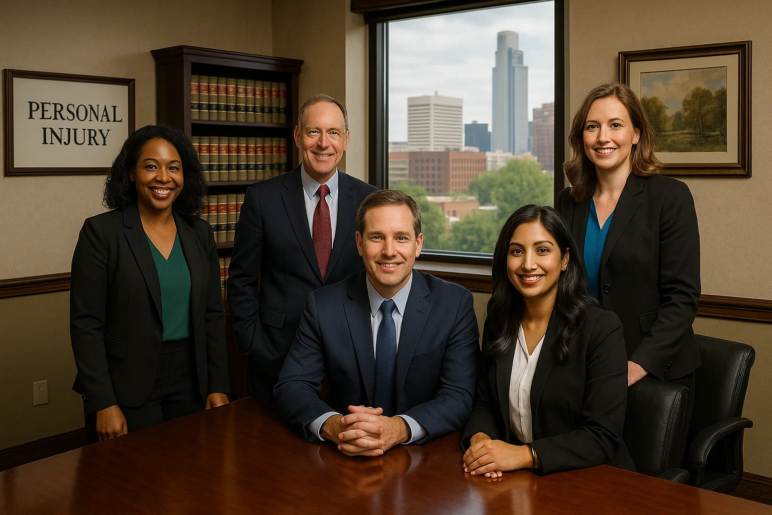 Personal injury law team